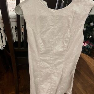 Abercrombie & Fitch Cream Backless Dress